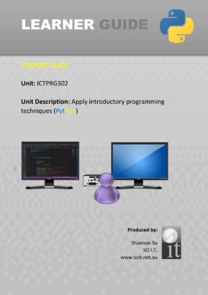 ICTPRG302 Apply introductory programming techniques Python Cover Page